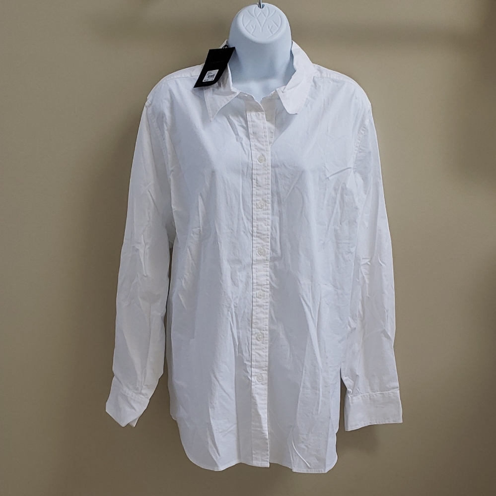 NWT! White Lane Bryant Blouse Shirt